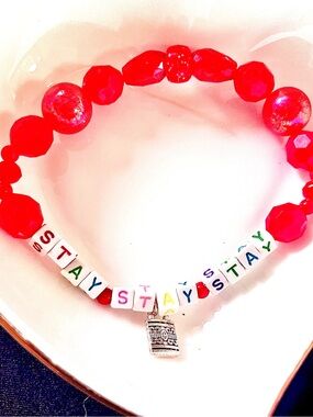 BUY1GET1FREE
 Red Taylor Swift friendship Bracelet